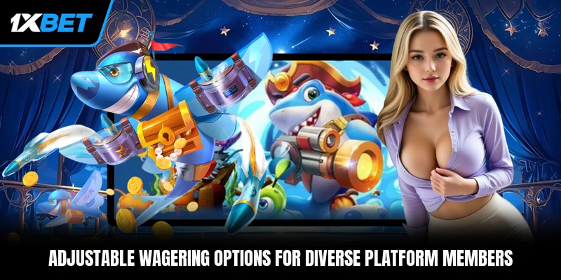 Adjustable wagering options for diverse platform members