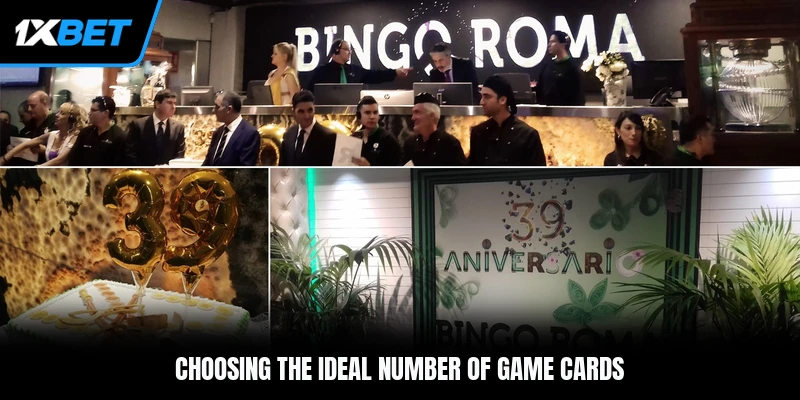 Choosing the ideal number of game cards