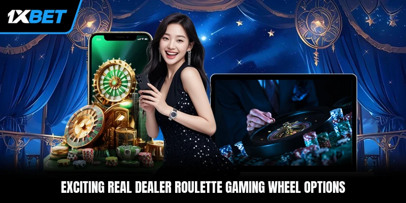 Exciting real dealer roulette gaming wheel options