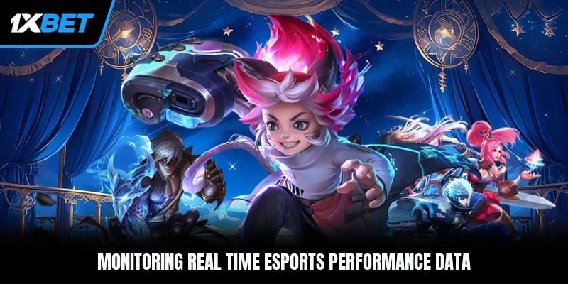 Monitoring real time esports performance data