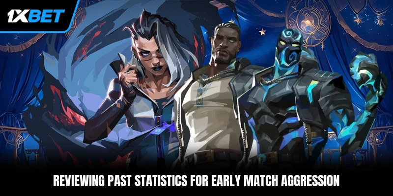Reviewing past statistics for early match aggression